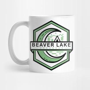 beaver lake arkansas moon hexa Mug